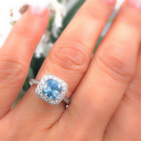 tiffany legacy aquamarine ring replica|tiffany aquamarine engagement ring.